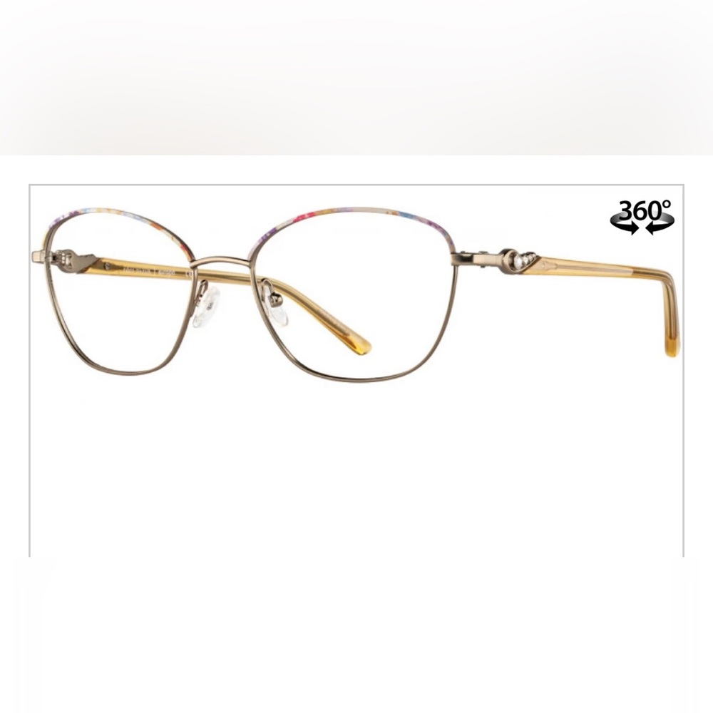 Cote d Azur Gold glasses